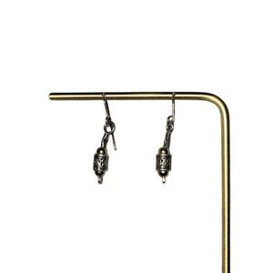 Elegant Silver and Gold Dangle Earrings